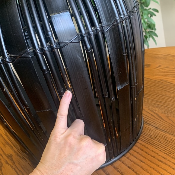 Pier 1 Imports large black basket - Picture 6 of 6
